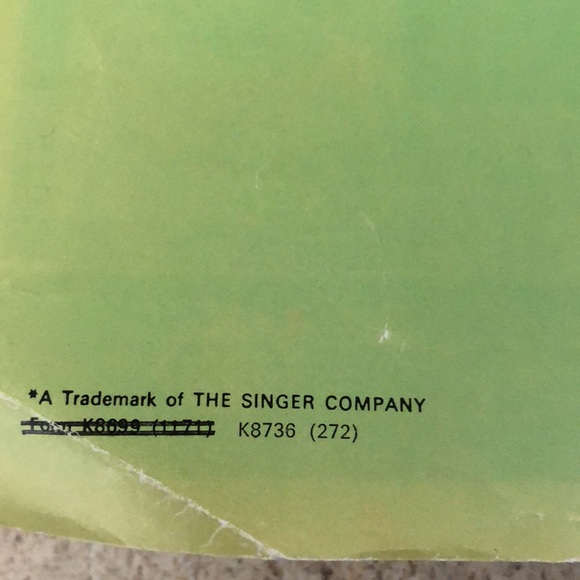 VINTAGE SINGER STYLIST ZIG ZAG INSTRUCTION MANUAL SEWING MACHINE MODEL413 2971 - Picture 3 of 9